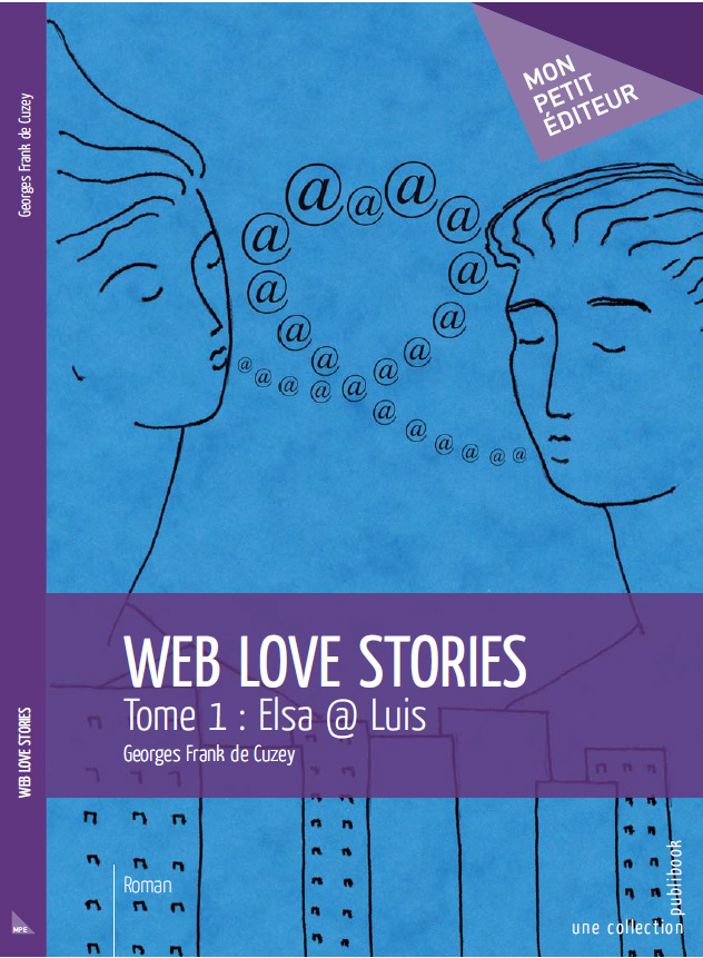 couverture de web love stories à paraitre chez mon petit éditeur